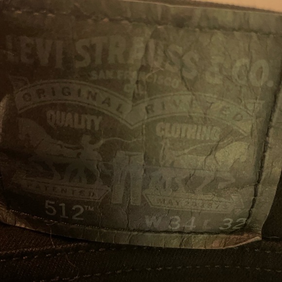 Levi's Black Slim Fit Jeans - Picture 3 of 3